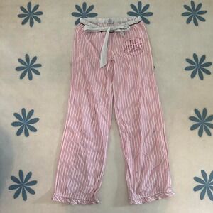 Y2K VS PINK flare ruffle pyjama pants